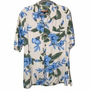 Havana Jack Cafe Hawaiian theme button Down Shirt